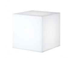 WOFI Außenleuchte Outdoor-line, 1-flammig, Serie Yard, 1x E27 23 W, 230 V, 38 x 38 x 38 cm, weiß 8611.01.06.0400