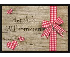Pro-Art mat023 Fußmatte Mat-Line, Herzlich Willkommen, 70 x 50 cm