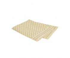 Vaitkute 216007 2-er Set Schachbrett Geschirrtücher Halbleinen 47 x 70 cm, 50% Leinen und Baumwolle, 60 Celsius waschbar, hellgrün
