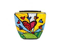 Goebel 66450784 A New Day Vase, Hartporzellan, bunt, 26,5 x 11 x 25 cm