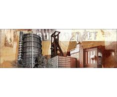 Pro-Art g1271m Wandbild Giclée Ruhrgebiet 120 x 40 cm