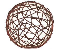 EGLO 90906 Tischleuchte, Metall, E14, braun