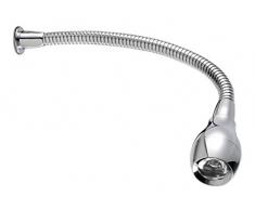 Pujol Lula â Wandleuchte Beleuchtung Lesung LED Bodeneinbauleuchte, 3 W, 200 lm, 3000 K, Chrom-Finish