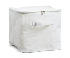 Zeller 14252 Ordnungsbox mit Deckel, Polyester / Baumwolle, 35 x 35 x 32 cm