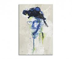 Paul Sinus Art Breaking_Bad_Heisenberg_Aqua_90x60cm Wandbild Leinwand, 90 x 50 x 3 cm, mehrfarbig