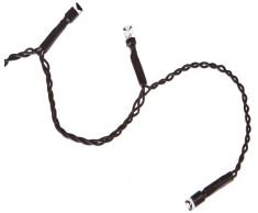 Konstsmide 3724-100 LED Lichterkette / für AuÃen (IP44) / Batteriebetrieben: 4xAA 1.5V (exkl.) / 40 warm weiÃe Dioden / mit Schalter / 6h Timer / 8 Funktionen und Memoryfunktion / schwarzes Kabel