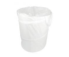 Premier Housewares Zusammenfaltbarer Wäschekorb, 60 x 43 x 43 cm, weiß