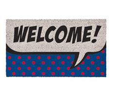 SHOE-MAX YH 101928 Pop Art Welcome Fussmatte 44 x 74 cm, 2,1 kg