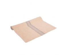 Vaitkute 116006 2-er Set Reinleinen Geschirrtücher Jara 43 x 70 cm, 100% Leinen, 60 Celsius waschbar, 350 g/m2, natur / Streifen blau, gewaschen