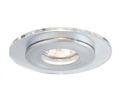 Paulmann 927.24 Einbaustrahler, Glas, GU10, silber