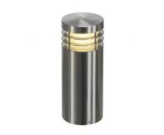 SLV VAP 40 Stehleuchte, rund, Edelstahl 304, E27, maximal 23 W, IP44 229054