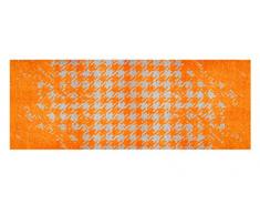 LifeStyle-Mat 200083 Chaos, rutschfester und waschbarer Läufer, ideal für die Garderobe, Küche oder Schlafzimmer, 67 x 170 cm, orange