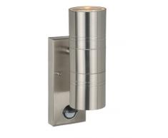 Lucide Arne Aussenwandleuchte mit IR 2x GU10 / 35 Watt, mattes chrome 14866/22/12