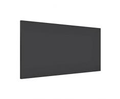 Apalis 108743 Magnettafel Memoboard Design Quer Metall Magnet Pinnwand Motiv Wand Stahl Küche Büro, 37 x 78 cm, dunkel grau