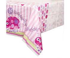 Kunststoff Pink Marienkäfer 1. Geburtstag Tischdecke, 7 ft x 4.5 ft