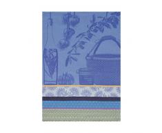Le Jacquard Francais Geschirrtuch Spezialitäten Der Provence Baumwolle blau lavendel rechteckig 60 x 80 cm