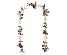 III 60687 - Weihnachtsgirlande mit 20 warm weiÃen LED, batteriebetrieben