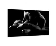 Visario Leinwandbilder 5019 Bild auf Leinwand Frau, 120 x 80 cm