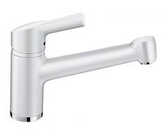 Blanco Elipso II Küchenarmatur- Einhebelmischer, HOCHDRUCK-Wasserhahn für die Küche, 1 Stück, SILGRANIT-Look, silgranitweiÃ, 514886