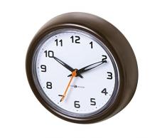 InterDesign 43581EU Forma Uhr mit Saugnapf für Bad oder Dusche, Plastik, bronze, 3,3 x 10,16 x 12,7 cm