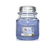 Yankee Candle 1316026E Icicles Duftkerze im Glas, violett, 9.5 x 9.5 x 13.8 cm