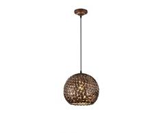 Trio Leuchten 302200162 Pendelleuchte, Metall, kupfer antik, 33.0 x 33.0 x 150.0 cm