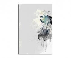Paul Sinus Art Khaleesi-Game-of-Thrones_90x60-SA Wandbild Leinwand, 90 x 50 x 3 cm, mehrfarbig