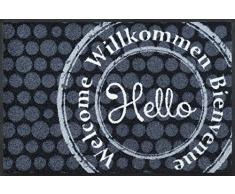 wash + dry 068631 Fußmatte Welcome Stamp, 50 x 75 cm