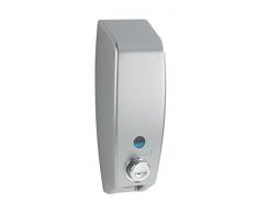 Wenko 21805100 Seifenspender Varese Platin matt, Fassungsvermögen 0,45 L, Kunststoff, 8,5 x 25 x 8 cm