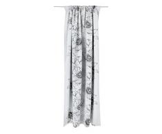 Vallila CT002222-11 Poem schwarzout Vorhang, Polyester, grau, 140 x 240 cm