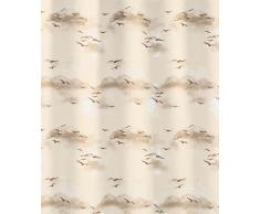 Kleine Wolke 0826282238 Duschvorhang Sky, 120 x 200 cm, caramel