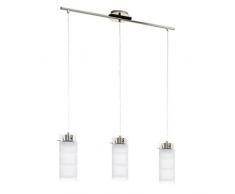 EGLO 93542 Pendelleuchte, Metall, GX53, transparent