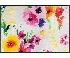 wash + dry 079675 Epic Garden Fußmatte, Acryl, 50 x 75 x 0,7 cm, bunt