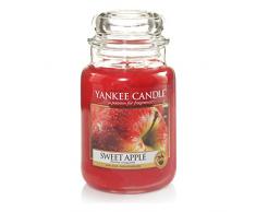 Yankee Candle Classic Housewarmer Gross, Sweet Apple, Duftkerze, Raum Duft im Glas / Jar, 1304330E