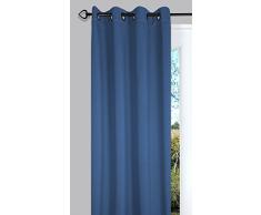 Lovely Casa r69449082Â Night blickdicht Vorhang Baumwolle blau 135Â x 260Â cm