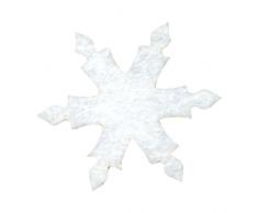 Petras Bastel-News A-ICF0304-01 Streudeko, 50 x Eiskristall 40 mm, filz / weiÃ