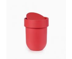 Umbra 023269-505 Touch Abfalleimer with Lid, rot