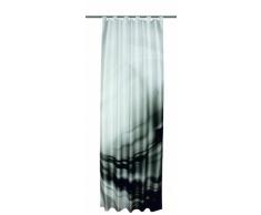Home fashion 48220-803 Schlaufenschal Lincoln Dekostoff, 245 x 120 cm, grau