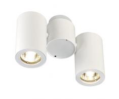 SLV Enola_B Spot II Wand- Und Deckenleuchte, 2 x gu10, maximal 2 x 50 W, weià 151831