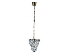 Markslöjd 105017 Kronleuchter, Metall, E27, 30 cm, transparent