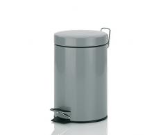KELA 21776, Kosmetikeimer 3 l, Silent-Close, Metall, Koala, Hellgrau
