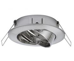 Paulmann 99743 Einbaustrahler, Metall, silber