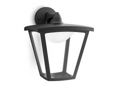 Philips myGarden LED Wandleuchte Cottage 1-flammig, schwarz 154813016