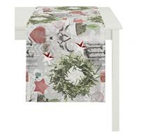 Apeltstoffe 5007_48x140_40 Tischläufer 5007 Weihnachtsmotiv circa 48 x 140 cm, Fb. 40, bunt