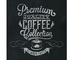 Pro-Art gla1011d Wandbild Glas-Art Premium coffee 20 x 20 cm