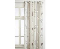 Linder 0206/20/49806/375FR Vorhang mit Ãsen, für Kinder, Schafsmotiv, 135 x 260 cm, Beige