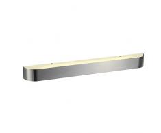 SLV Arlina T5 24 Wandleuchte, Brushed, 24 W, mit Satiniertem Glas 155206