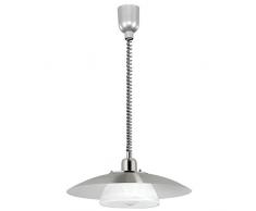 EGLO Hängeleuchte Modell Brenda Zug / 1 E27, nickel matt / alab 87058 E