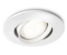 Philips Smartspot Energiespar-Einbauspot inklusiv Energiespar Leuchtmittel Einbau ø 9 cm, Einbautiefe 10 cm 579773116
