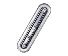 Osram LED Unterbauleuchte DOT-it Linear Vario LED Lichtleiste mit Sensorfunktion / batteriebetrieben / zum kleben / 7000K - tageslicht/ 135 ° schwenkbares Spot-Licht, silber